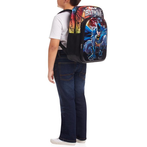 Warner Bros. DC Batman Brute Force Boys' Black Backpack - Picture 5 of 6
